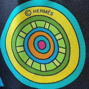 100% silk small Hermès scarf